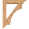 Ekena Millwork Westlake Traditional Smooth Bracket w/ Offset Brace, Western Red Cedar, 7 1/2"W x 36"D x 44"H BKT0806X36X44WTL01SWR - alternate 4